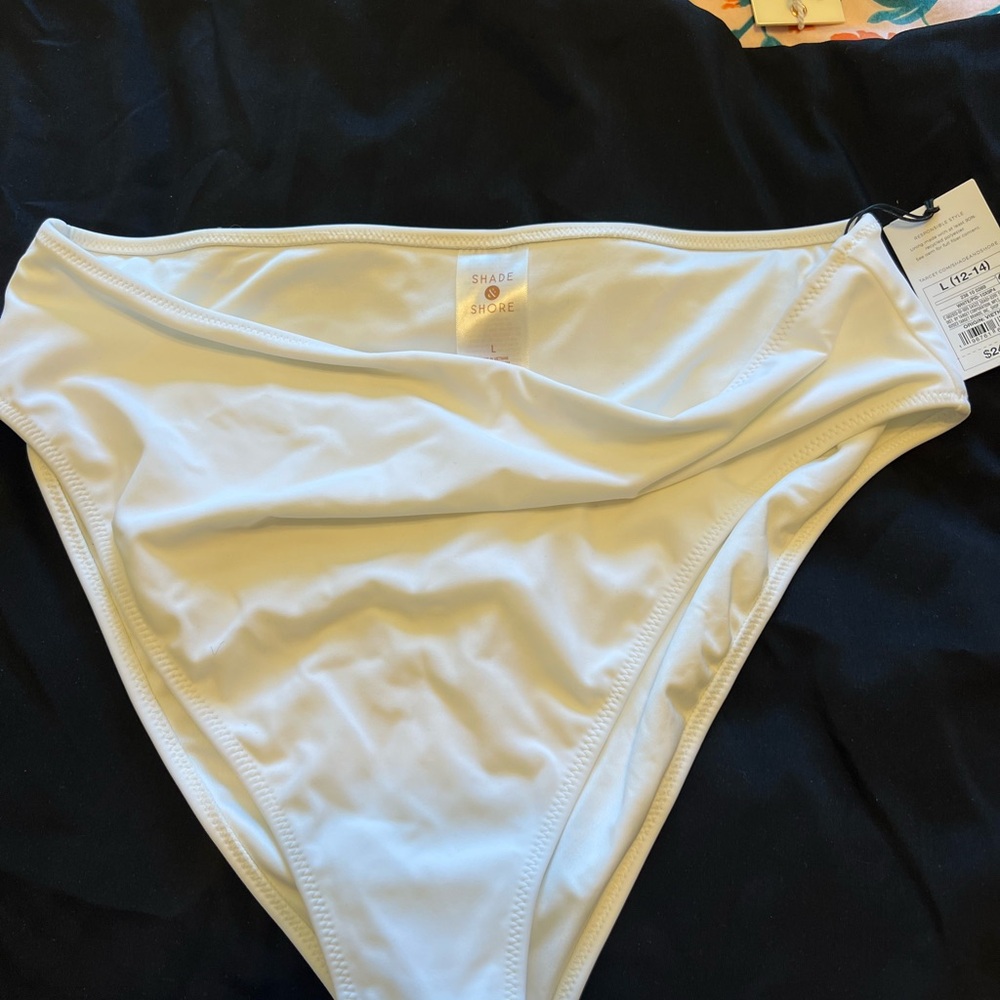Shade & Shore White Bikini Bottom